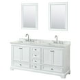 thumbnail image 1 of Wyndham Collection WCS202072DWHCMUNSM24 Deborah 72" Free Standing Double Vanity Set -, 1 of 7