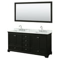 thumbnail image 1 of Wyndham Collection WCS202072DDECMUNSM70 Deborah 72" Free Standing Double Vanity Set - Dark, 1 of 6