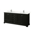 thumbnail image 1 of Wyndham Collection WCS202080DDEWQUNSMXX Deborah 80" Free Standing Double Basin Vanity Set, 1 of 7