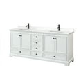 thumbnail image 1 of Wyndham Collection WCS202080DWBWQUNSMXX Deborah 80" Free Standing Double Basin Vanity Set, 1 of 6