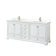 thumbnail image 1 of Wyndham Collection WCS202080DWGWQUNSMXX Deborah 80" Free Standing Double Basin Vanity Set, 1 of 6
