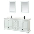 thumbnail image 1 of Wyndham Collection WCS202080DWBC2UNSM24 Deborah 80" Free Standing Double Basin Vanity Set, 1 of 7