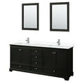 thumbnail image 1 of Wyndham Collection WCS202080DDEWCUNSM24 Deborah 80" Free Standing Double Basin Vanity Set, 1 of 6