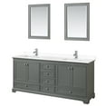 thumbnail image 1 of Wyndham Collection Wcs202080d-Vca-M24 Deborah 80" Free Standing Double Basin Vanity Set -, 1 of 6