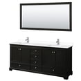 thumbnail image 1 of Wyndham Collection WCS202080DDEWCUNSM70 Deborah 80" Free Standing Double Basin Vanity Set, 1 of 6