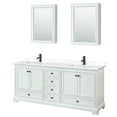 thumbnail image 1 of Wyndham Collection WCS202080DWBWCUNSMED Deborah 80" Free Standing Double Basin Vanity Set, 1 of 7