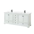 thumbnail image 1 of Wyndham Collection WCS202080DWBWCUNSMXX Deborah 80" Free Standing Double Basin Vanity Set, 1 of 7