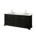 thumbnail image 1 of Wyndham Collection Wcs202080dcmunomxx Deborah 80" Free Standing Double Vanity Set - Dark, 1 of 6