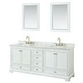 thumbnail image 1 of Wyndham Collection WCS202080DWGCMUNSM24 Deborah 80" Free Standing Double Vanity Set -, 1 of 7