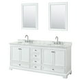 thumbnail image 1 of Wyndham Collection WCS202080DWHCMUNSM24 Deborah 80" Free Standing Double Vanity Set -, 1 of 7