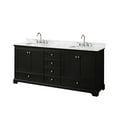 thumbnail image 1 of Wyndham Collection WCS202080DDECMUNSMXX Deborah 80" Free Standing Double Vanity Set - Dark, 1 of 6