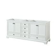 thumbnail image 1 of Wyndham Collection WCS202080DWBCXSXXMXX Deborah 79" Double Free Standing Wood Vanity, 1 of 7