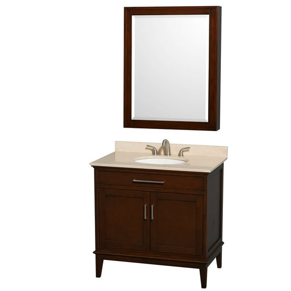 Wyndham Collection Wcv161636sunrmed Hatton 36" Free Standing Vanity Set - Off White