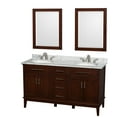 thumbnail image 1 of Wyndham Collection Wcv161660dunrm24 Hatton 60" Free Standing Vanity Set - Dark Chestnut /, 1 of 7