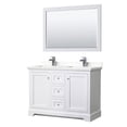 thumbnail image 1 of Wyndham Collection WCV232348DWHGTUNSM46 Avery 48" Free Standing Double Basin Vanity Set -, 1 of 7
