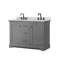 thumbnail image 1 of Wyndham Collection WCV232348DGBCMUNOMXX Avery 48" Free Standing Double Basin Vanity Set -, 1 of 7