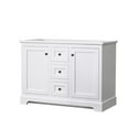 thumbnail image 1 of Wyndham Collection WCV232348DWBCXSXXMXX Avery 48" Single Free Standing Vanity Cabinet Only, 1 of 6