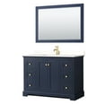 thumbnail image 1 of Wyndham Collection WCV232348SBLWQUNSM46 Avery 48" Free Standing Single Basin Vanity Set -, 1 of 7