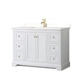 thumbnail image 1 of Wyndham Collection WCV232348SWGWQUNSMXX Avery 48" Free Standing Single Basin Vanity Set -, 1 of 7