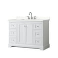 thumbnail image 1 of Wyndham Collection WCV232348SWHGTUS3MXX Avery 48" Free Standing Single Basin Vanity Set -, 1 of 7
