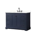 thumbnail image 1 of Wyndham Collection WCV232348SBBGTUS3MXX Avery 48" Free Standing Single Basin Vanity Set -, 1 of 7