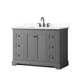 thumbnail image 1 of Wyndham Collection Wcv232348s-Qtz-Us3mxx Avery 48" Free Standing Single Basin Vanity Set -, 1 of 7