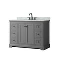 thumbnail image 1 of Wyndham Collection Wcv232348scmunomxx Avery 48" Free Standing Single Basin Vanity Set -, 1 of 7