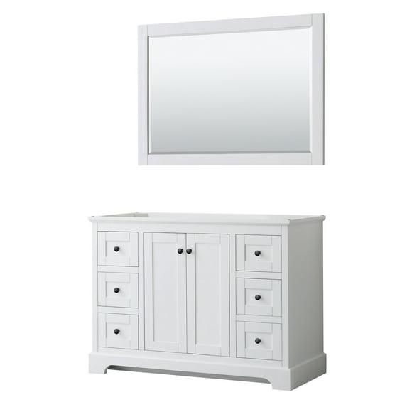 Wyndham Collection Wcv232348scxsxxm46 Avery 48" Single Free Standing Vanity Cabinet -