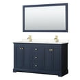 thumbnail image 1 of Wyndham Collection WCV232360DBLWQUNSM58 Avery 60" Free Standing Double Basin Vanity Set -, 1 of 7