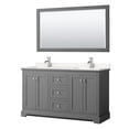 thumbnail image 1 of Wyndham Collection WCV232360DKGC2UNSM58 Avery 60" Free Standing Double Basin Vanity Set -, 1 of 7