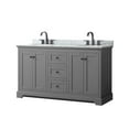 thumbnail image 1 of Wyndham Collection WCV232360DGBCMUNOMXX Avery 60" Free Standing Double Basin Vanity Set -, 1 of 7