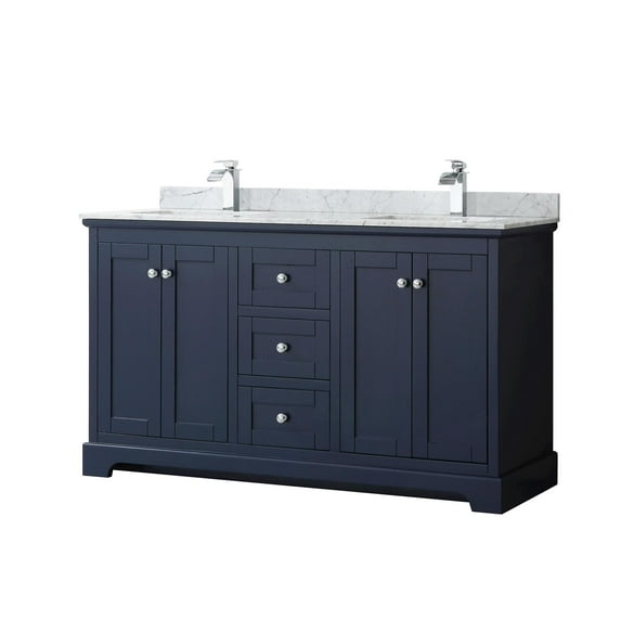 Wyndham Collection Wcv232360dcmunsmxx Avery 60" Free Standing Double Basin Vanity Set -