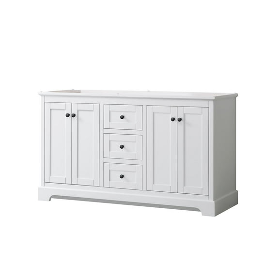 Wyndham Collection Wcv232360dcxsxxmxx Avery 60" Double Free Standing Vanity Cabinet Only -