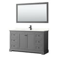 thumbnail image 1 of Wyndham Collection Wcv232360s-Qtz-Unsm58 Avery 60" Free Standing Single Basin Vanity Set -, 1 of 7