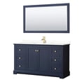 thumbnail image 1 of Wyndham Collection WCV232360SBLGTUNSM58 Avery 60" Free Standing Single Basin Vanity Set -, 1 of 7