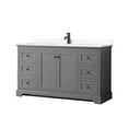 thumbnail image 1 of Wyndham Collection WCV232360SGBGTUNSMXX Avery 60" Free Standing Single Basin Vanity Set -, 1 of 7