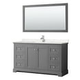 thumbnail image 1 of Wyndham Collection WCV232360SKGC2UNSM58 Avery 60" Free Standing Single Basin Vanity Set -, 1 of 7