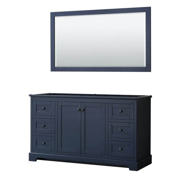 Wyndham Collection Wcv232360scxsxxm58 Avery 60" Single Free Standing Vanity Cabinet - Dark
