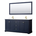 thumbnail image 1 of Wyndham Collection WCV232372DBLGTUNSM70 Avery 72" Free Standing Double Basin Vanity Set -, 1 of 7