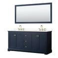 thumbnail image 1 of Wyndham Collection WCV232372DBLWQUS3M70 Avery 72" Free Standing Double Basin Vanity Set -, 1 of 7