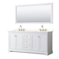 thumbnail image 1 of Wyndham Collection WCV232372DWGWQUS3M70 Avery 72" Free Standing Double Basin Vanity Set -, 1 of 7