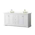 thumbnail image 1 of Wyndham Collection Wcv232372d-Qtz-Us3mxx Avery 72" Free Standing Double Basin Vanity Set -, 1 of 7