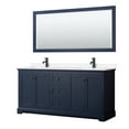 thumbnail image 1 of Wyndham Collection WCV232372DBBWCUNSM70 Avery 72" Free Standing Double Basin Vanity Set -, 1 of 7