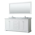 thumbnail image 1 of Wyndham Collection WCV232372DWHCMUNOM70 Avery 72" Free Standing Double Basin Vanity Set -, 1 of 7