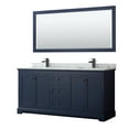 thumbnail image 1 of Wyndham Collection WCV232372DBBCMUNSM70 Avery 72" Free Standing Double Basin Vanity Set -, 1 of 7