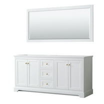 Wyndham Collection Wcv232372dcxsxxm70 Avery 72" Double Free Standing Vanity Cabinet -
