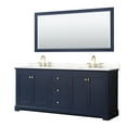 thumbnail image 1 of Wyndham Collection Wcv232380d-Qtz-Us3m70 Avery 80" Free Standing Double Basin Vanity Set -, 1 of 7