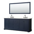 thumbnail image 1 of Wyndham Collection Wcv232380d-Qtz-Us3m70 Avery 80" Free Standing Double Basin Vanity Set -, 1 of 7