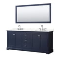 thumbnail image 1 of Wyndham Collection WCV232380DBCGTUS3M70 Avery 80" Free Standing Double Basin Vanity Set -, 1 of 7