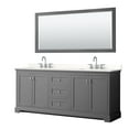 thumbnail image 1 of Wyndham Collection Wcv232380d-Qtz-Us3m70 Avery 80" Free Standing Double Basin Vanity Set -, 1 of 7